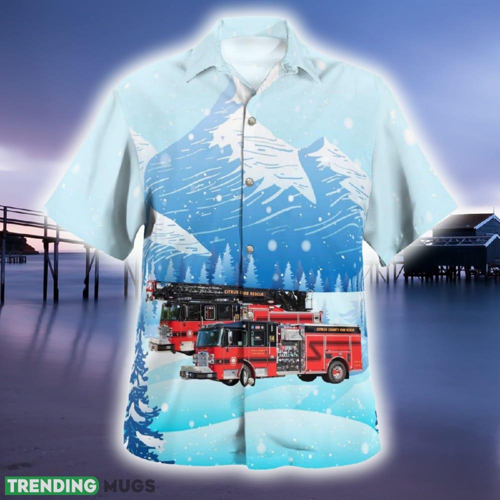 Inverness Florida Citrus County Fire Rescue Christmas Hawaiian Shirt - Inverness Florida Citrus County Fire Rescue Christmas Hawaiian Shirt_2