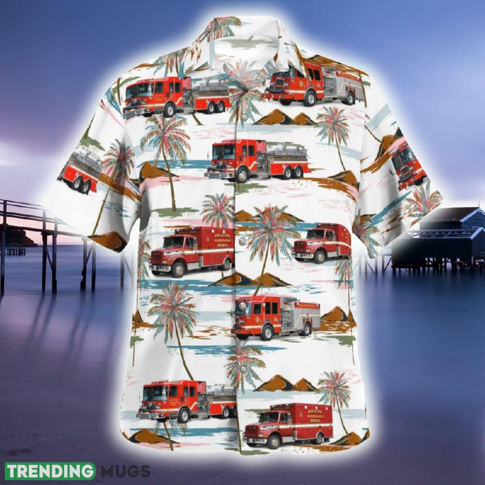 Inverness Illinois Palatine Rural Fire Protection District Station 36 Hawaiian Shirt - Inverness Illinois Palatine Rural Fire Protection District Station 36 Hawaiian Shirt_2
