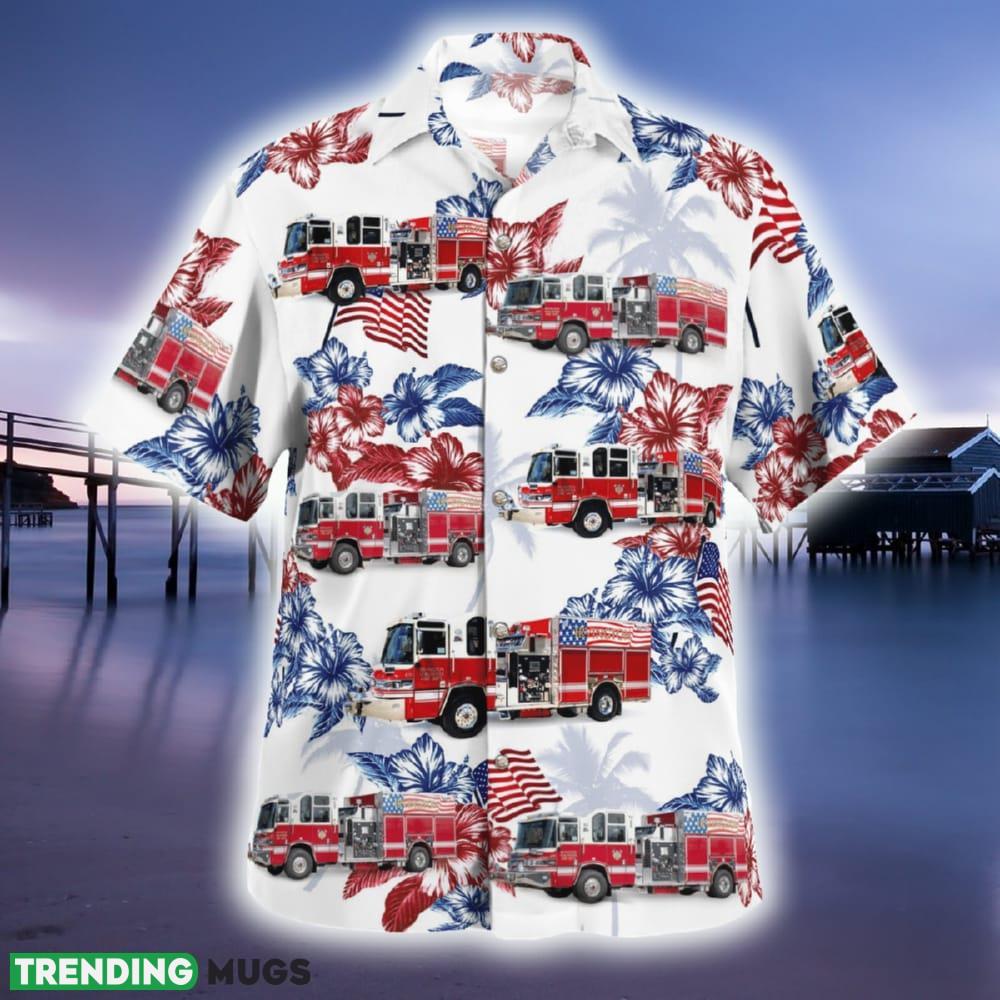 Irvington Volunteer Fire Department Omaha Nebraska Hawaiian Shirt - Irvington Volunteer Fire Department Omaha Nebraska Hawaiian Shirt_2