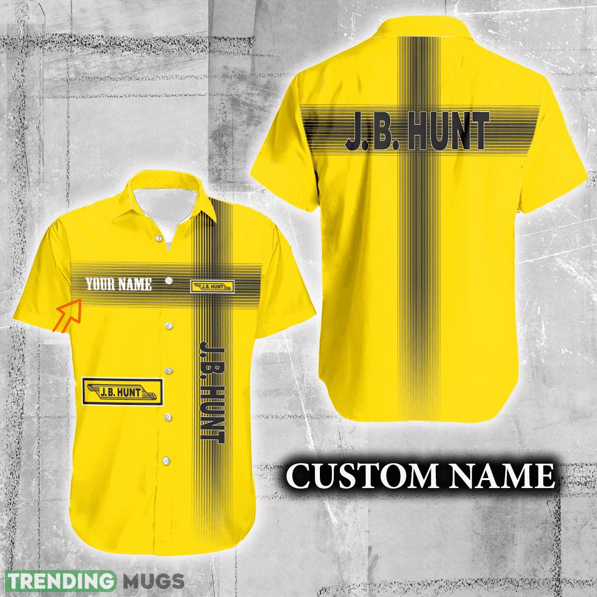 J.B. Hunt Logo Brand Hawaiian Shirt Custom Name Trending Summer - J.B. Hunt Logo Brand Hawaiian Shirt Custom Name Trending Summer J.B. Hunt Logo Brand Hawaiian Shirt Custom Name Trending Summer - J.B. Hunt Logo Brand Hawaiian Shirt Custom Name Trending Summer