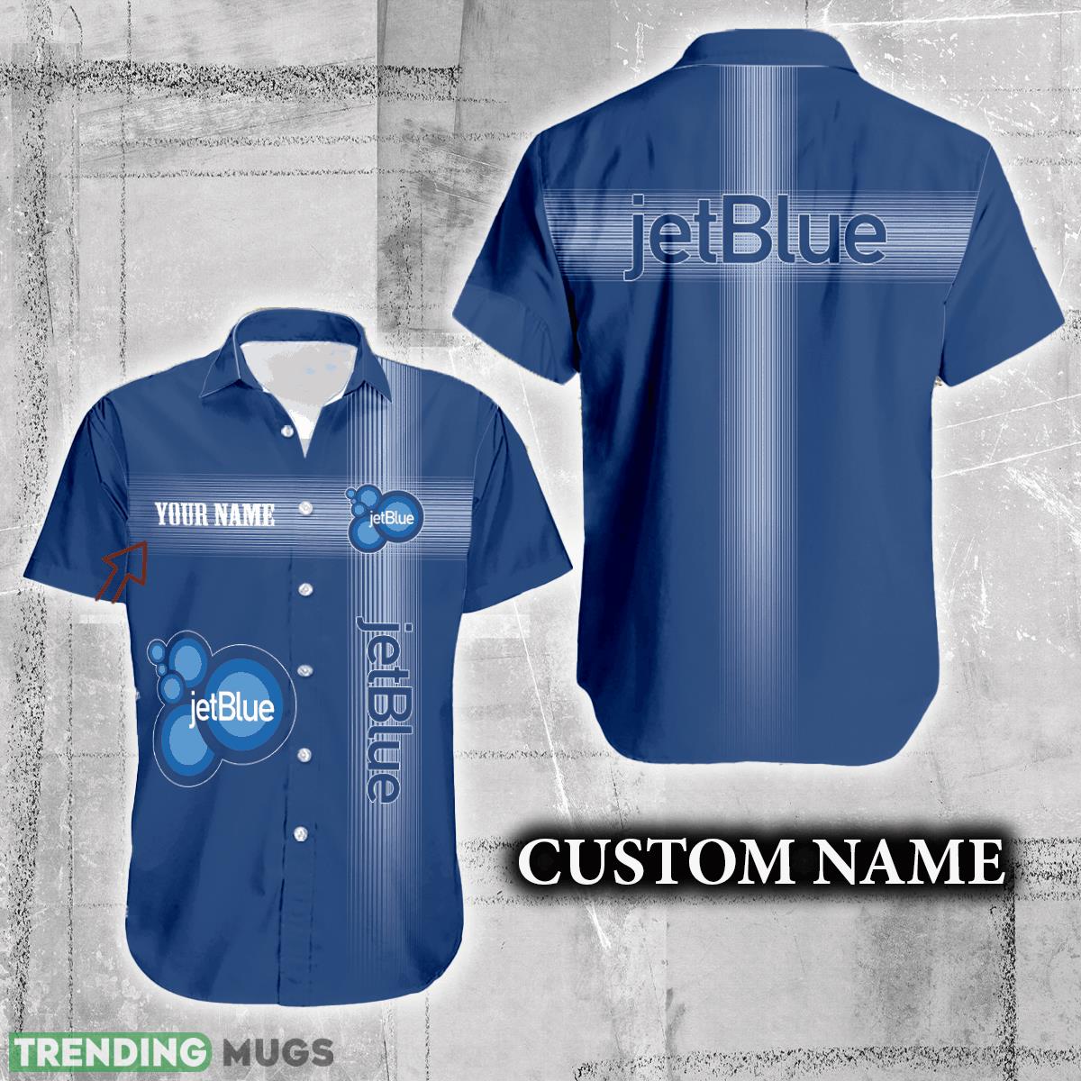 Jetblue Logo Brand Hawaiian Shirt Custom Name Trending Summer - Jetblue Logo Brand Hawaiian Shirt Custom Name Trending Summer Jetblue Logo Brand Hawaiian Shirt Custom Name Trending Summer - Jetblue Logo Brand Hawaiian Shirt Custom Name Trending Summer