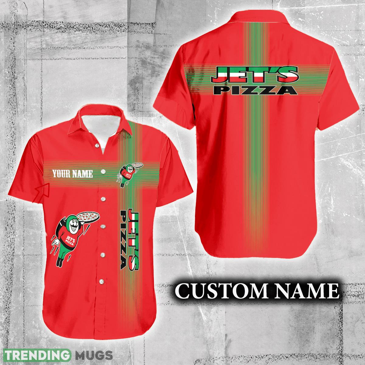 Jet's Pizza Logo Brand Hawaiian Shirt Custom Name Trending Summer Hawaiian Shirt Jet's Pizza Logo Brand Hawaiian Shirt Custom Name Trending Summer - Jet's Pizza Logo Brand Hawaiian Shirt Custom Name Trending Summer
