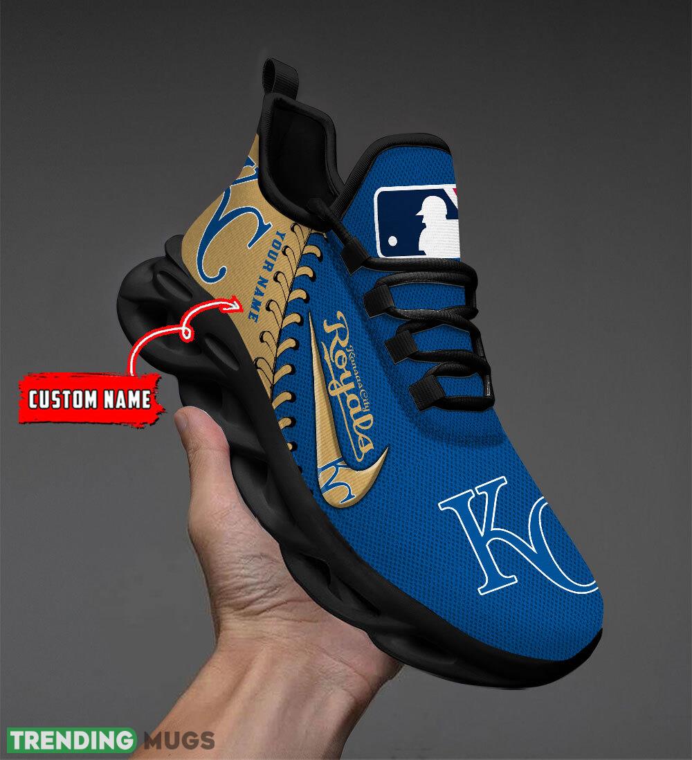 Kansas City Royals MLB Max Soul Shoes Custom Name Gift Running Sport Shoes For Fans Max Soul Kansas City Royals MLB Max Soul Shoes Custom Name Gift Running Sport Shoes For Fans Max Soul