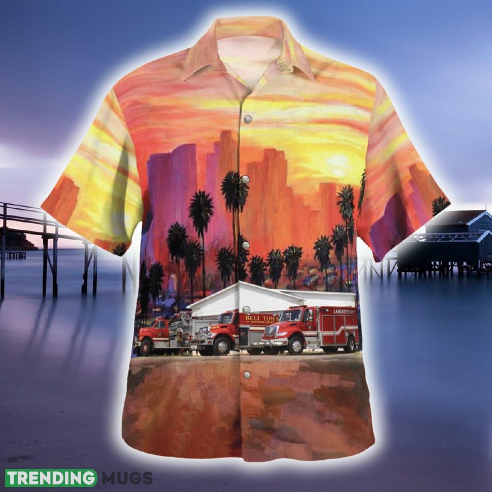 Lancaster South Carolina Bell Town Fire Department Hawaiian Shirt - Lancaster South Carolina Bell Town Fire Department Hawaiian Shirt_2