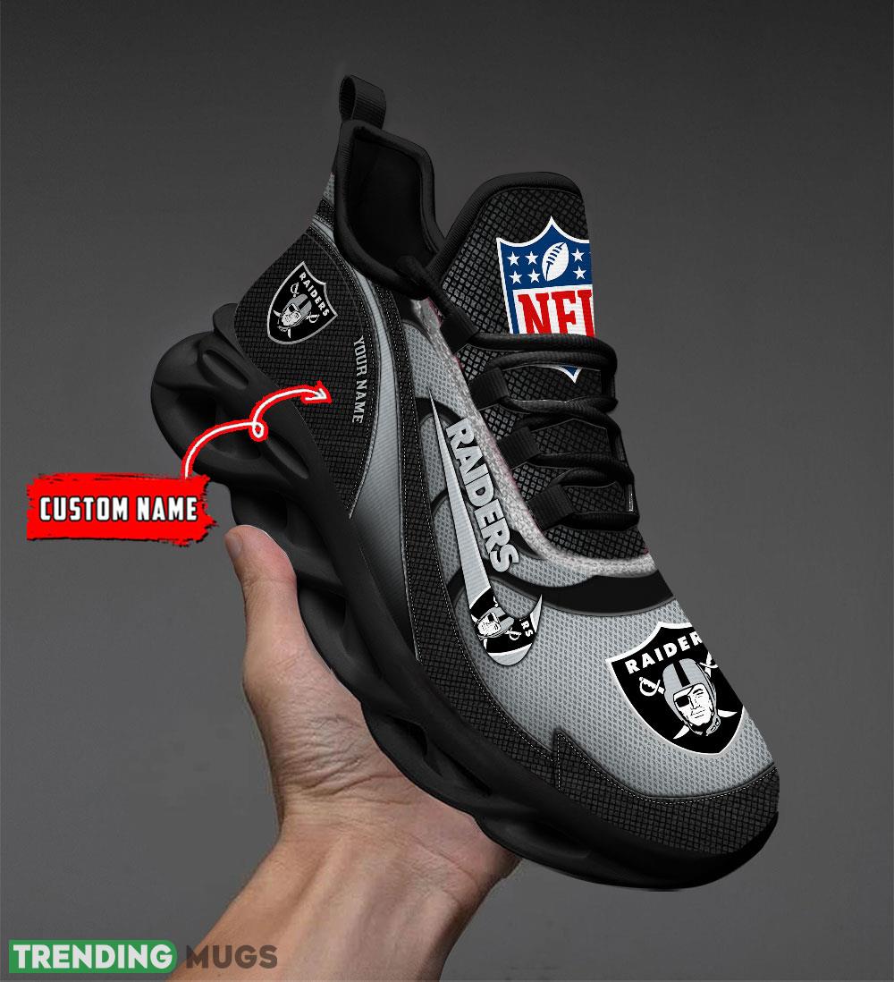 Las Vegas Raiders NFL Swoosh 2024 Personalized Max Soul Shoes For Men Women Running Sneaker Max Soul Las Vegas Raiders NFL Swoosh 2024 Personalized Max Soul Shoes For Men Women Running Sneaker Max Soul