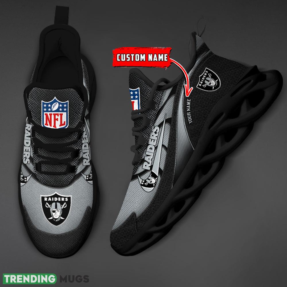 Las Vegas Raiders NFL Swoosh 2024 Personalized Max Soul Shoes For Men Women Running Sneaker Max Soul Las Vegas Raiders NFL Swoosh 2024 Personalized Max Soul Shoes For Men Women Running Sneaker Max Soul