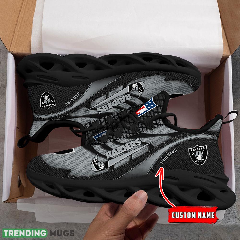 Las Vegas Raiders NFL Swoosh 2024 Personalized Max Soul Shoes For Men Women Running Sneaker Max Soul Las Vegas Raiders NFL Swoosh 2024 Personalized Max Soul Shoes For Men Women Running Sneaker Max Soul