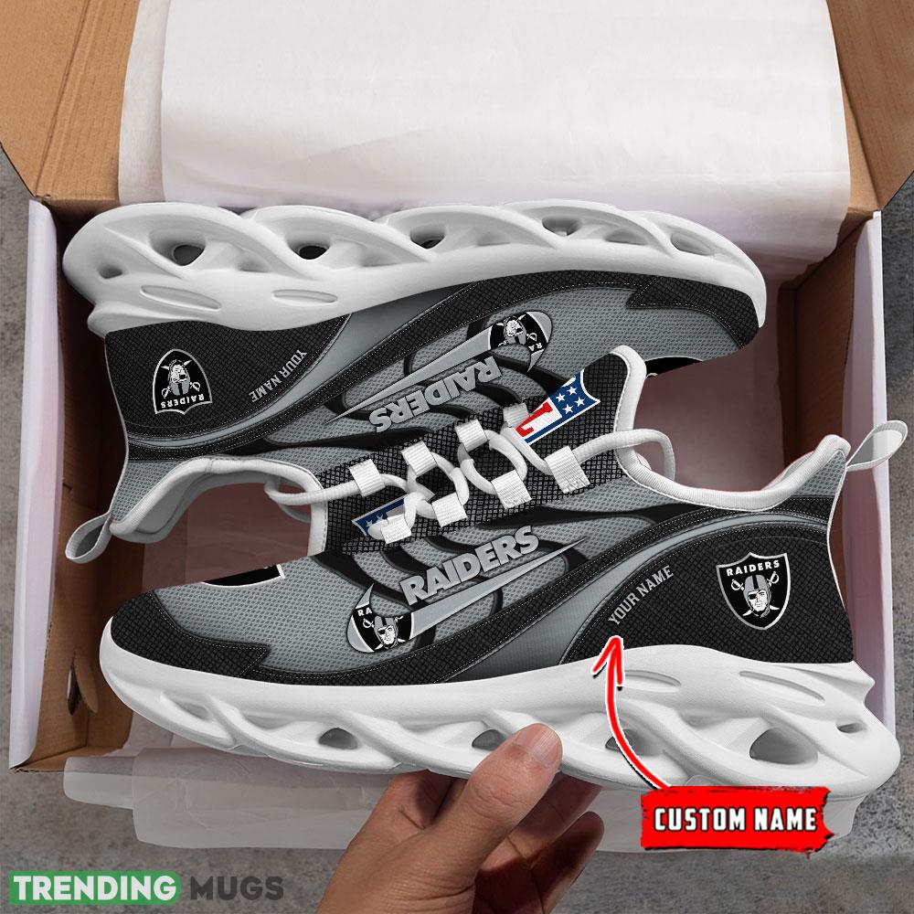 Las Vegas Raiders NFL Swoosh 2024 Personalized Max Soul Shoes For Men Women Running Sneaker Max Soul Las Vegas Raiders NFL Swoosh 2024 Personalized Max Soul Shoes For Men Women Running Sneaker Max Soul