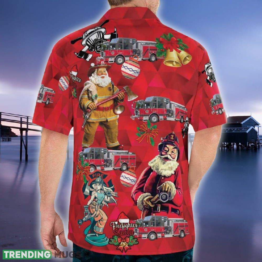 Lethbridge Alberta Lethbridge Fire Department Christmas Hawaiian Shirt Hawaiian Shirt Lethbridge Alberta Lethbridge Fire Department Christmas Hawaiian Shirt Hawaiian Shirt