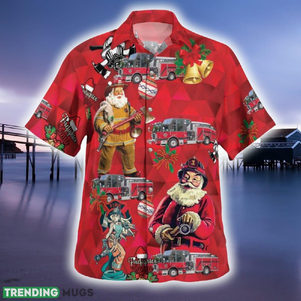 Lethbridge Alberta Lethbridge Fire Department Christmas Hawaiian Shirt - Lethbridge Alberta Lethbridge Fire Department Christmas Hawaiian Shirt_2 Lethbridge Alberta Lethbridge Fire Department Christmas Hawaiian Shirt - Lethbridge Alberta Lethbridge Fire Department Christmas Hawaiian Shirt_2
