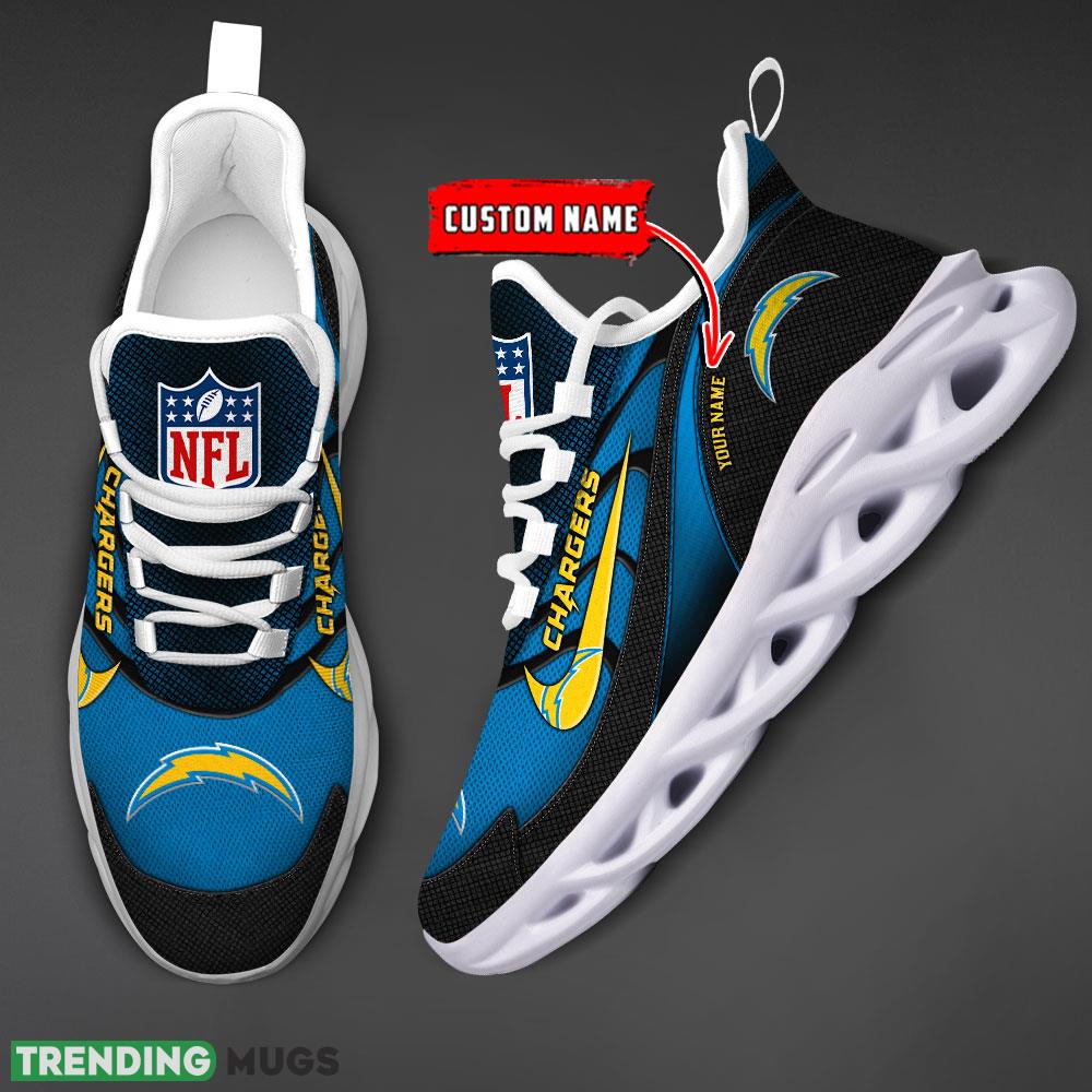 Los Angeles Chargers NFL Swoosh 2024 Personalized Max Soul Shoes For Men Women Running Sneaker - Los Angeles Chargers NFL Swoosh 2024 Personalized Max Soul Shoes_1 Los Angeles Chargers NFL Swoosh 2024 Personalized Max Soul Shoes For Men Women Running Sneaker - Los Angeles Chargers NFL Swoosh 2024 Personalized Max Soul Shoes_1