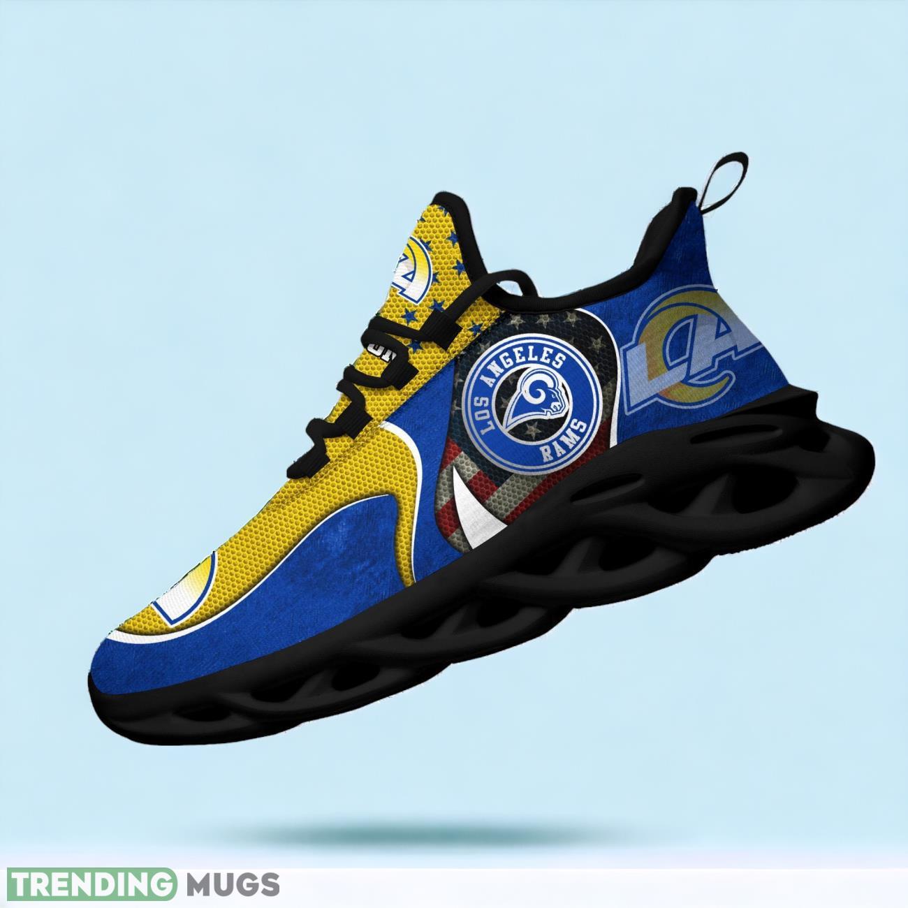 Los Angeles Rams NFL Sports Clunky Custom Name Max Soul Shoes Max Soul Los Angeles Rams NFL Sports Clunky Custom Name Max Soul Shoes Max Soul
