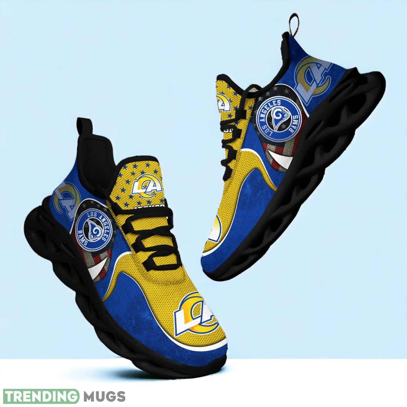 Los Angeles Rams NFL Sports Clunky Custom Name Max Soul Shoes Max Soul Los Angeles Rams NFL Sports Clunky Custom Name Max Soul Shoes Max Soul