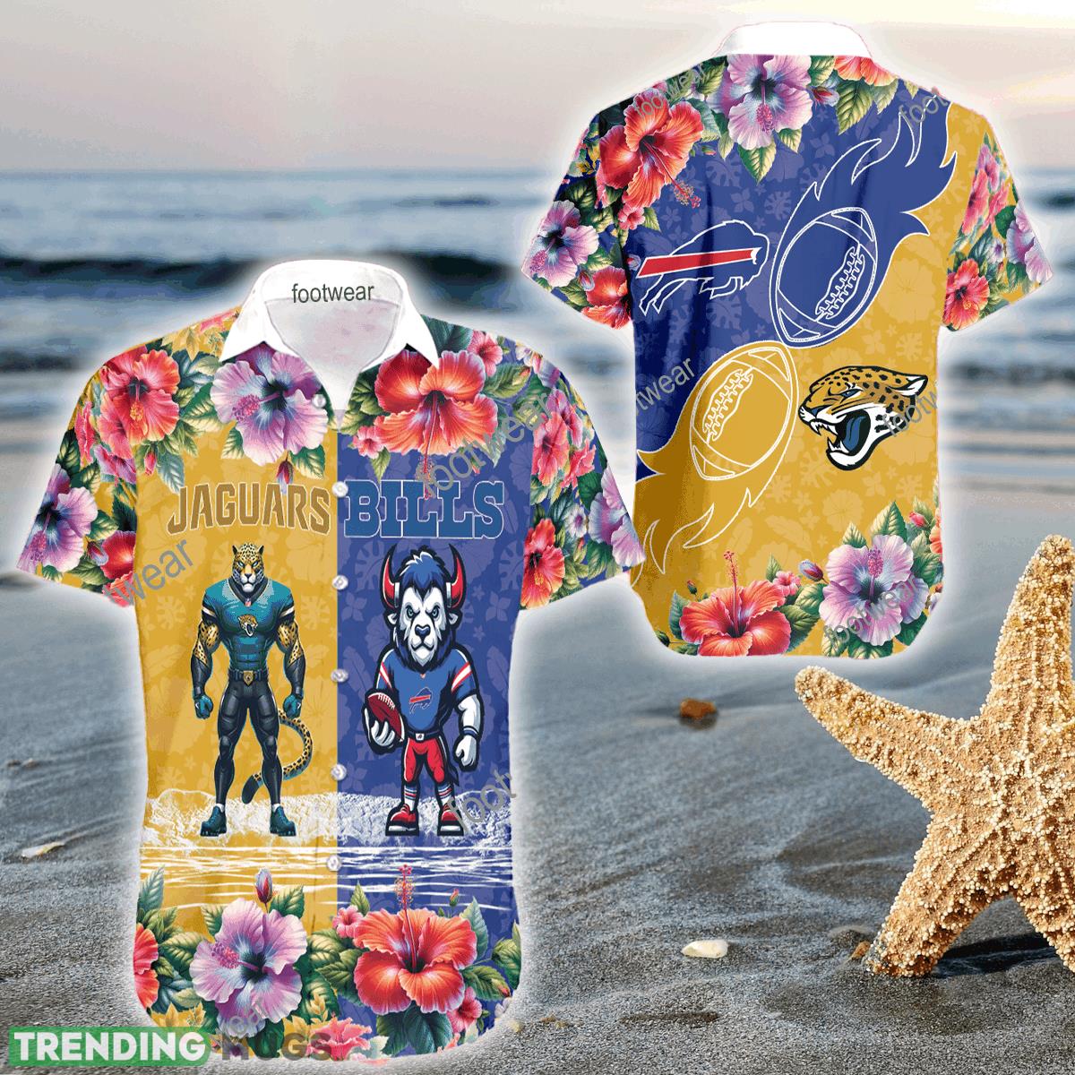 Mascot Jacksonville Jaguars VS Buffalo Bills 3D Hawaiian Shirt Hibiscus For Men Women - Mascot Jacksonville Jaguars VS Buffalo Bills 3D Hawaiian Shirt Hibiscus For Men Women Mascot Jacksonville Jaguars VS Buffalo Bills 3D Hawaiian Shirt Hibiscus For Men Women - Mascot Jacksonville Jaguars VS Buffalo Bills 3D Hawaiian Shirt Hibiscus For Men Women