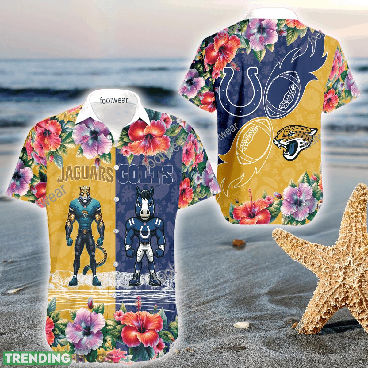 Mascot Jacksonville Jaguars VS Indianapolis Colts 3D Hawaiian Shirt Hibiscus For Men Women - Mascot Jacksonville Jaguars VS Indianapolis Colts 3D Hawaiian Shirt Hibiscus For Men Women Mascot Jacksonville Jaguars VS Indianapolis Colts 3D Hawaiian Shirt Hibiscus For Men Women - Mascot Jacksonville Jaguars VS Indianapolis Colts 3D Hawaiian Shirt Hibiscus For Men Women