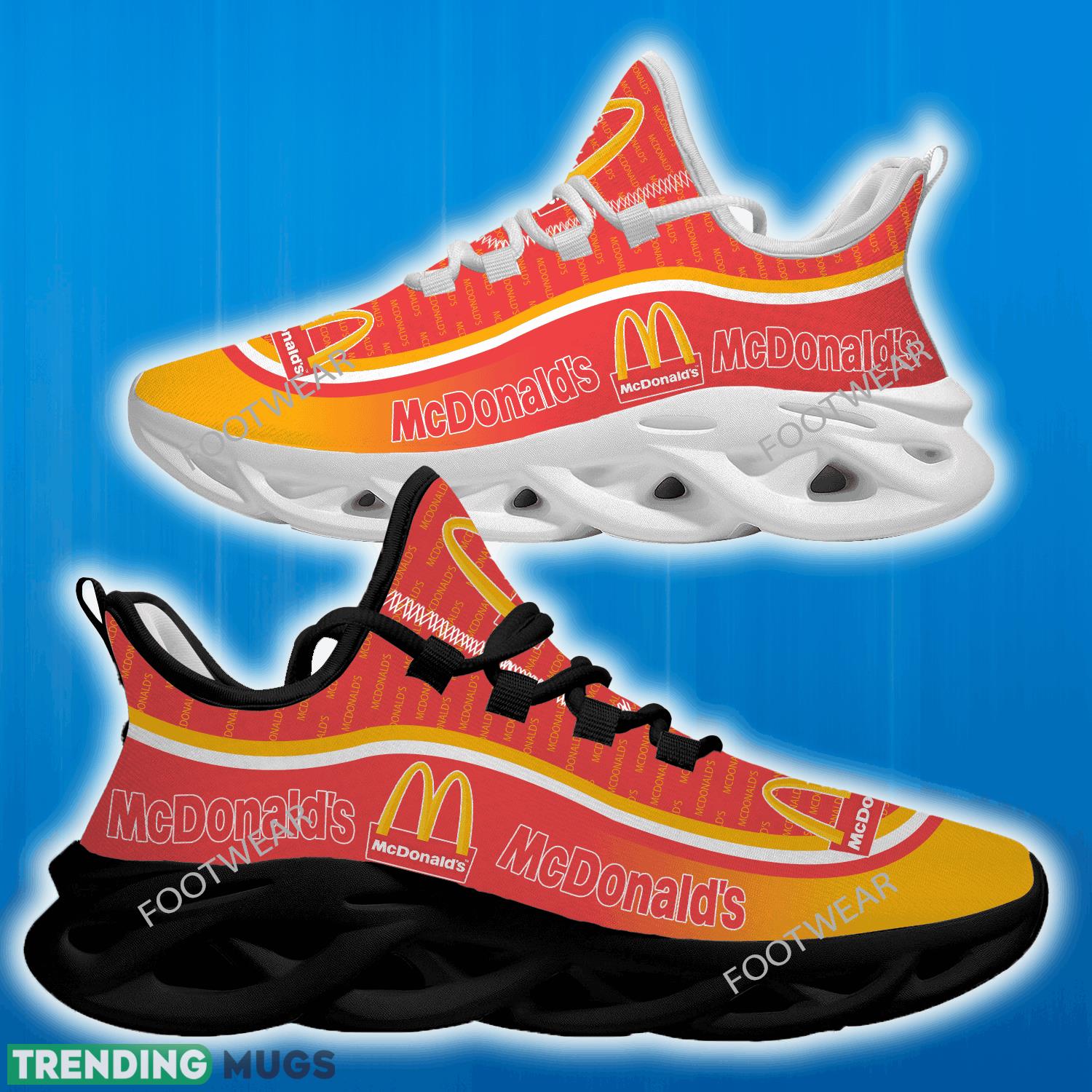 mcdonald's Brand Logo New Text Max Soul Shoes For Men Women Running Sneaker - mcdonald's Brand Logo New Text Max Soul Shoes For Men Women Running Sneaker