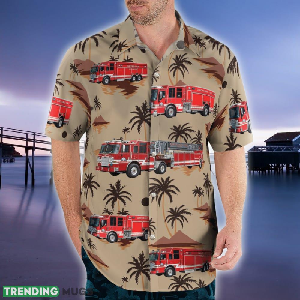 Milwaukie Oregon Clackamas County Fire District #1 Hawaiian Shirt Resort For Summer Hawaiian Shirt Milwaukie Oregon Clackamas County Fire District #1 Hawaiian Shirt Resort For Summer Hawaiian Shirt