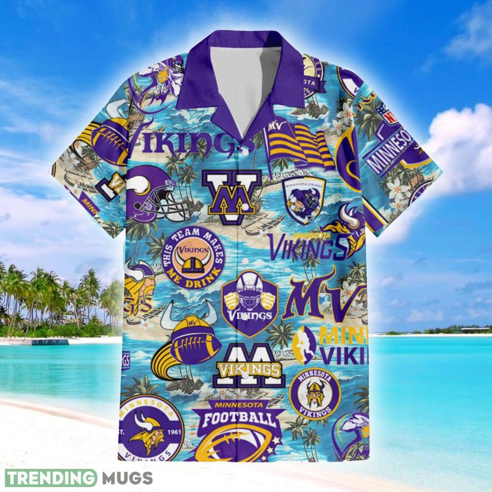 Minnesota Vikings Hawaiian Shirt Pattern New Style For Men Women Fans Gift Beach Hawaiian Shirt Minnesota Vikings Hawaiian Shirt Pattern New Style For Men Women Fans Gift Beach Hawaiian Shirt
