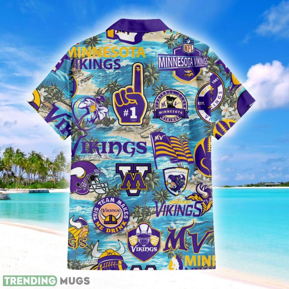 Minnesota Vikings Hawaiian Shirt Pattern New Style For Men Women Fans Gift Beach Hawaiian Shirt Minnesota Vikings Hawaiian Shirt Pattern New Style For Men Women Fans Gift Beach Hawaiian Shirt