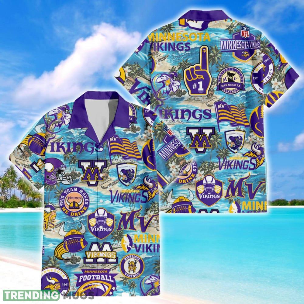 Minnesota Vikings Hawaiian Shirt Pattern New Style For Men Women Fans Gift Beach - Minnesota Vikings Hawaiian Shirt_1 Minnesota Vikings Hawaiian Shirt Pattern New Style For Men Women Fans Gift Beach - Minnesota Vikings Hawaiian Shirt_1