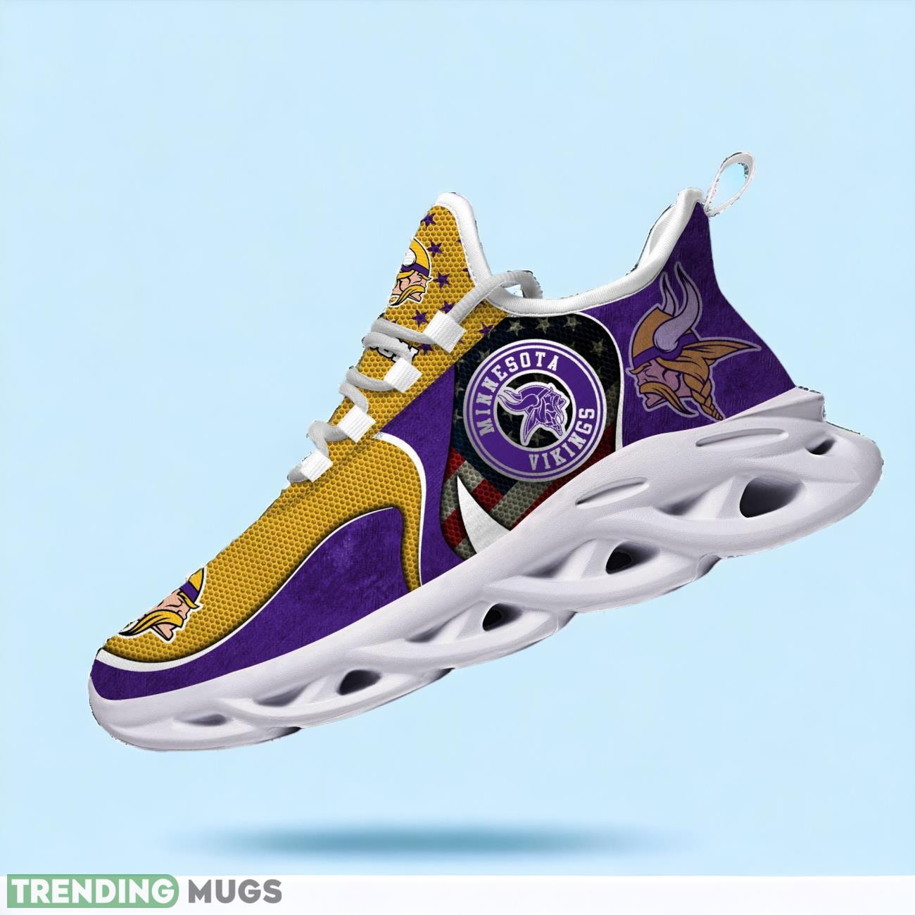 Minnesota Vikings NFL Sports Clunky Custom Name Max Soul Shoes Max Soul Minnesota Vikings NFL Sports Clunky Custom Name Max Soul Shoes Max Soul