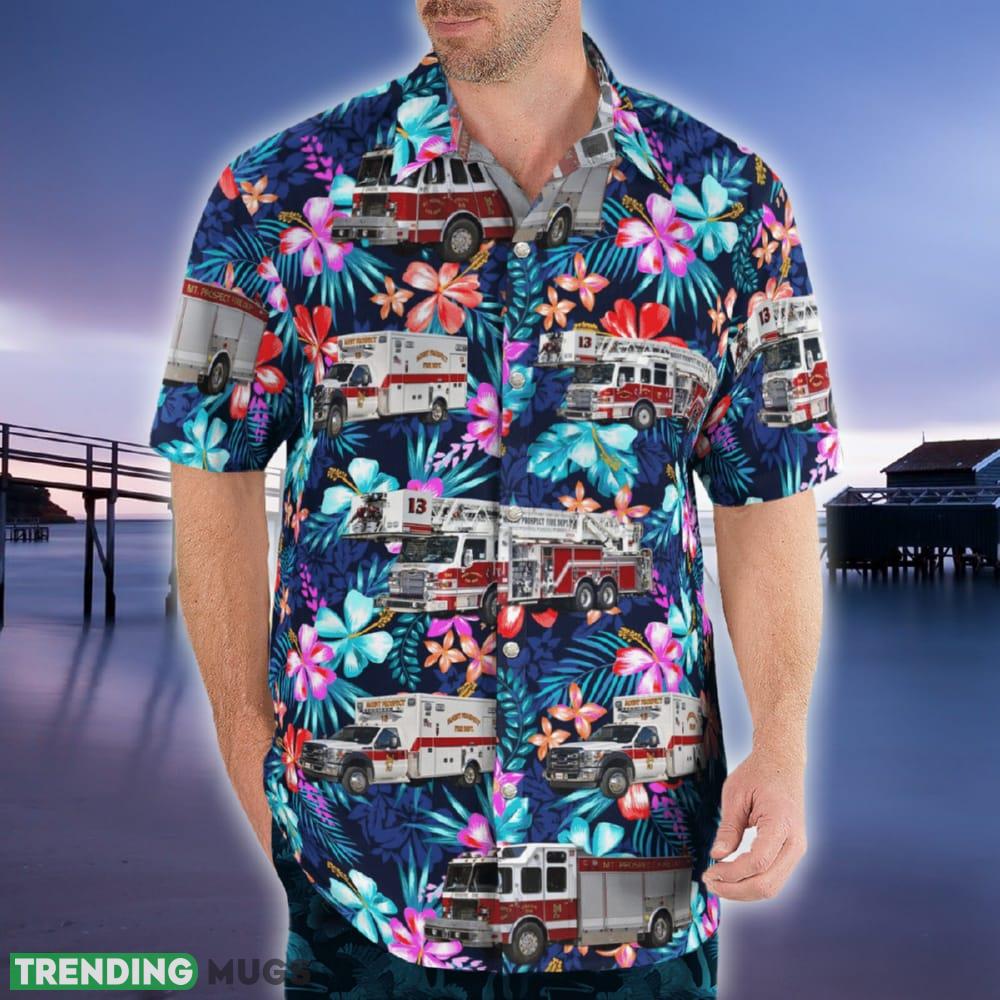 Mount Prospect Illinois Mount Prospect Fire Department Station 13 – Headquarters Hawaiian Shirt Hawaiian Shirt Mount Prospect Illinois Mount Prospect Fire Department Station 13 – Headquarters Hawaiian Shirt Hawaiian Shirt