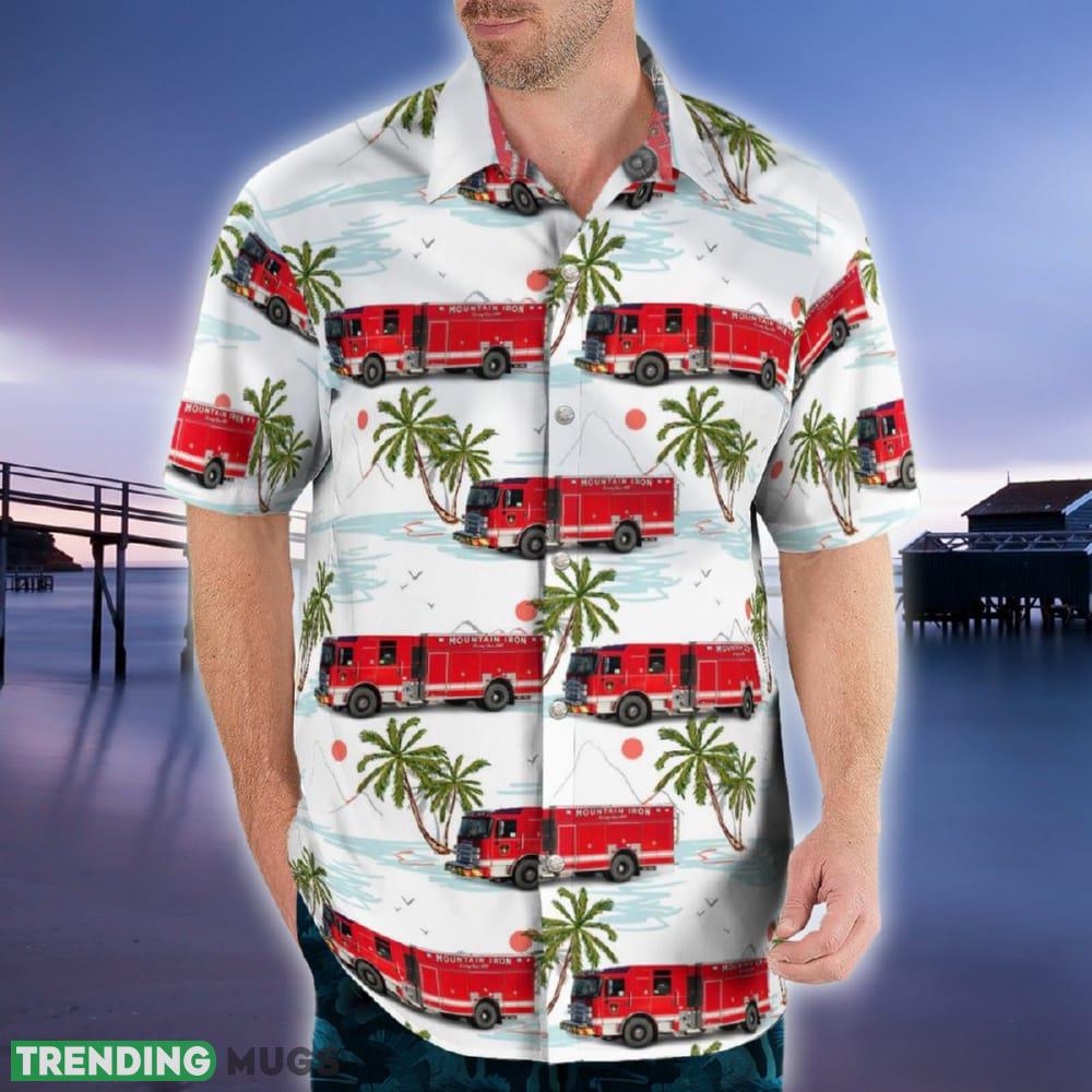 Mountain Iron Minnesota Mountain Iron Fire Department Hawaiian Shirt Hawaiian Shirt Mountain Iron Minnesota Mountain Iron Fire Department Hawaiian Shirt Hawaiian Shirt