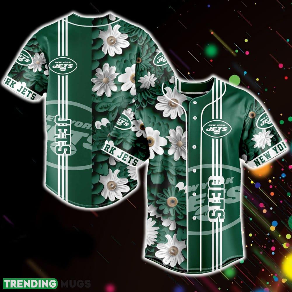New York Jets NFL Baseball Jersey Shirt Flowers Pattern Gift For Men Women Fans - New York Jets NFL Baseball Jersey Shirt Flowers Pattern Gift For Men Women Fans New York Jets NFL Baseball Jersey Shirt Flowers Pattern Gift For Men Women Fans - New York Jets NFL Baseball Jersey Shirt Flowers Pattern Gift For Men Women Fans
