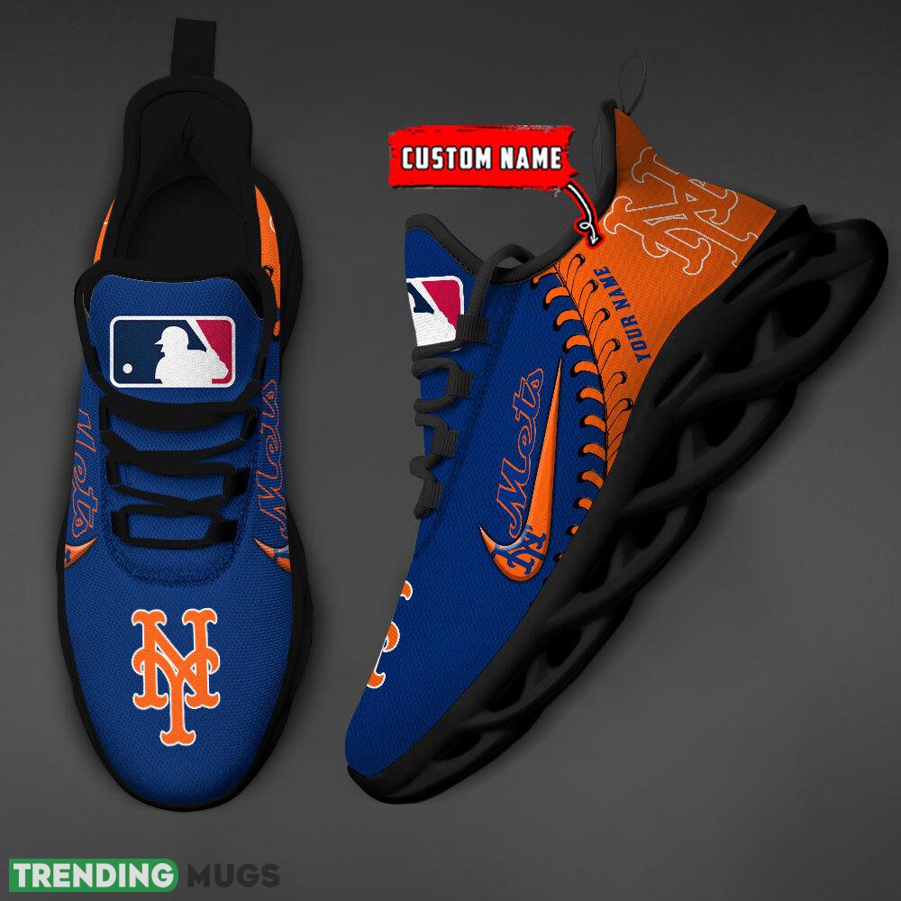 New York Mets MLB Max Soul Shoes Custom Name Gift Running Sport Shoes For Fans Max Soul New York Mets MLB Max Soul Shoes Custom Name Gift Running Sport Shoes For Fans Max Soul