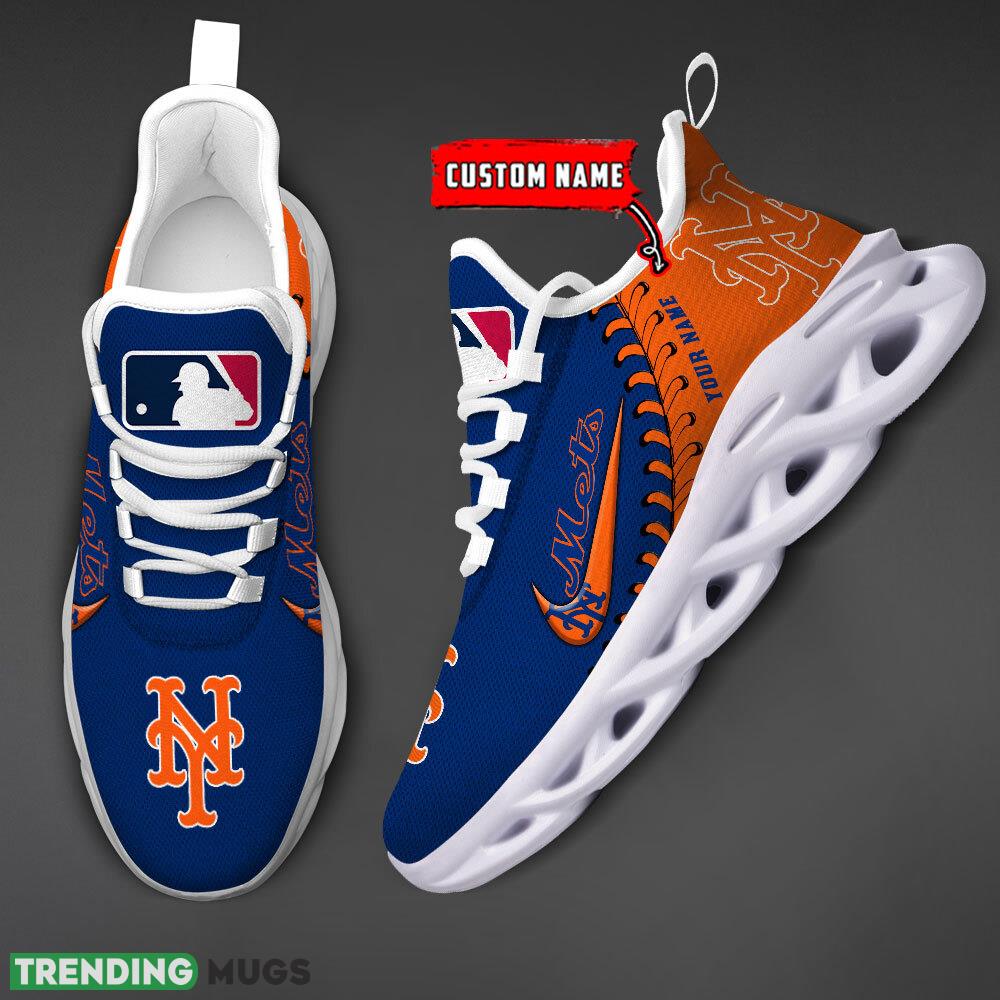 New York Mets MLB Max Soul Shoes Custom Name Gift Running Sport Shoes For Fans Max Soul New York Mets MLB Max Soul Shoes Custom Name Gift Running Sport Shoes For Fans Max Soul