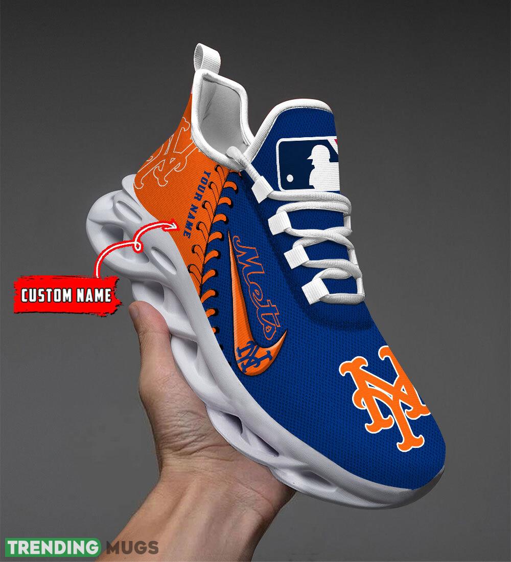 New York Mets MLB Max Soul Shoes Custom Name Gift Running Sport Shoes For Fans - New York Mets MLB Max Soul Shoes Custom Name_1 New York Mets MLB Max Soul Shoes Custom Name Gift Running Sport Shoes For Fans - New York Mets MLB Max Soul Shoes Custom Name_1