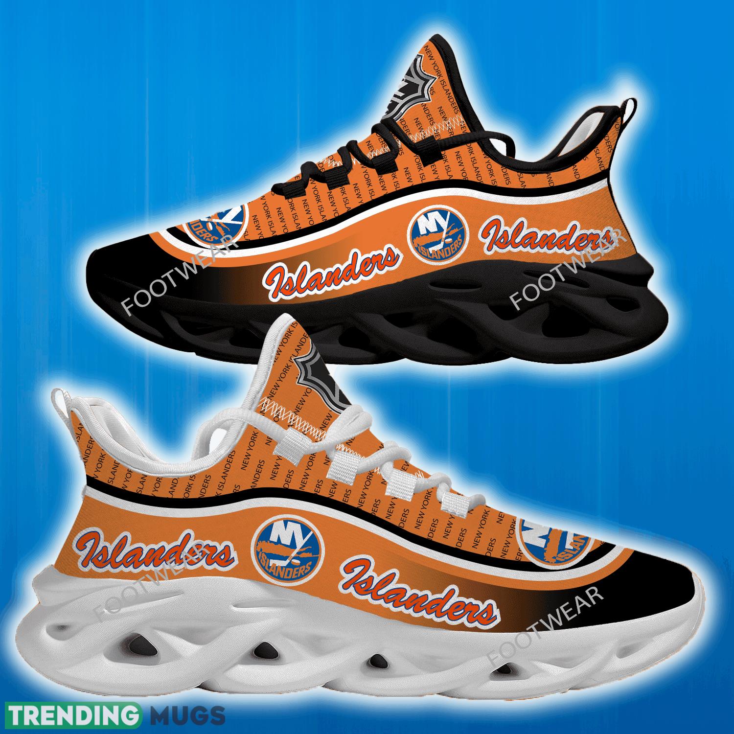 NHL New York Islanders Logo New Text Max Soul Shoes For Men Women Running Sneaker - NHL New York Islanders Logo New Text Max Soul Shoes For Men Women Running Sneaker