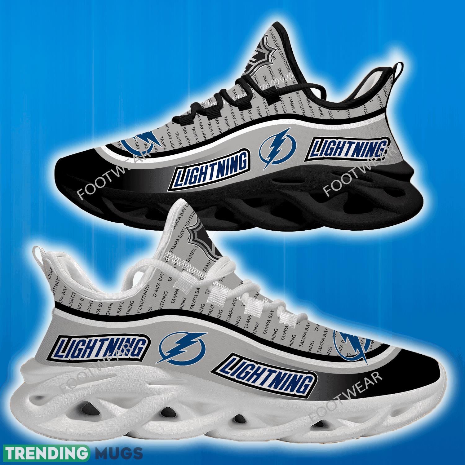 NHL Tampa Bay Lightning Logo New Text Max Soul Shoes For Men Women Running Sneaker - NHL Tampa Bay Lightning Logo New Text Max Soul Shoes For Men Women Running Sneaker