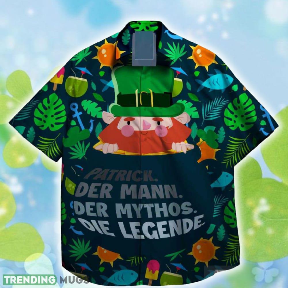 Patrick Der Mann Der Mythos Die Legende and Shamrocks St. Patrick day Hawaiian Shirt - Patrick Der Mann Der Mythos Die Legende and Shamrocks St. Patrick day Hawaiian Shirt Patrick Der Mann Der Mythos Die Legende and Shamrocks St. Patrick day Hawaiian Shirt - Patrick Der Mann Der Mythos Die Legende and Shamrocks St. Patrick day Hawaiian Shirt