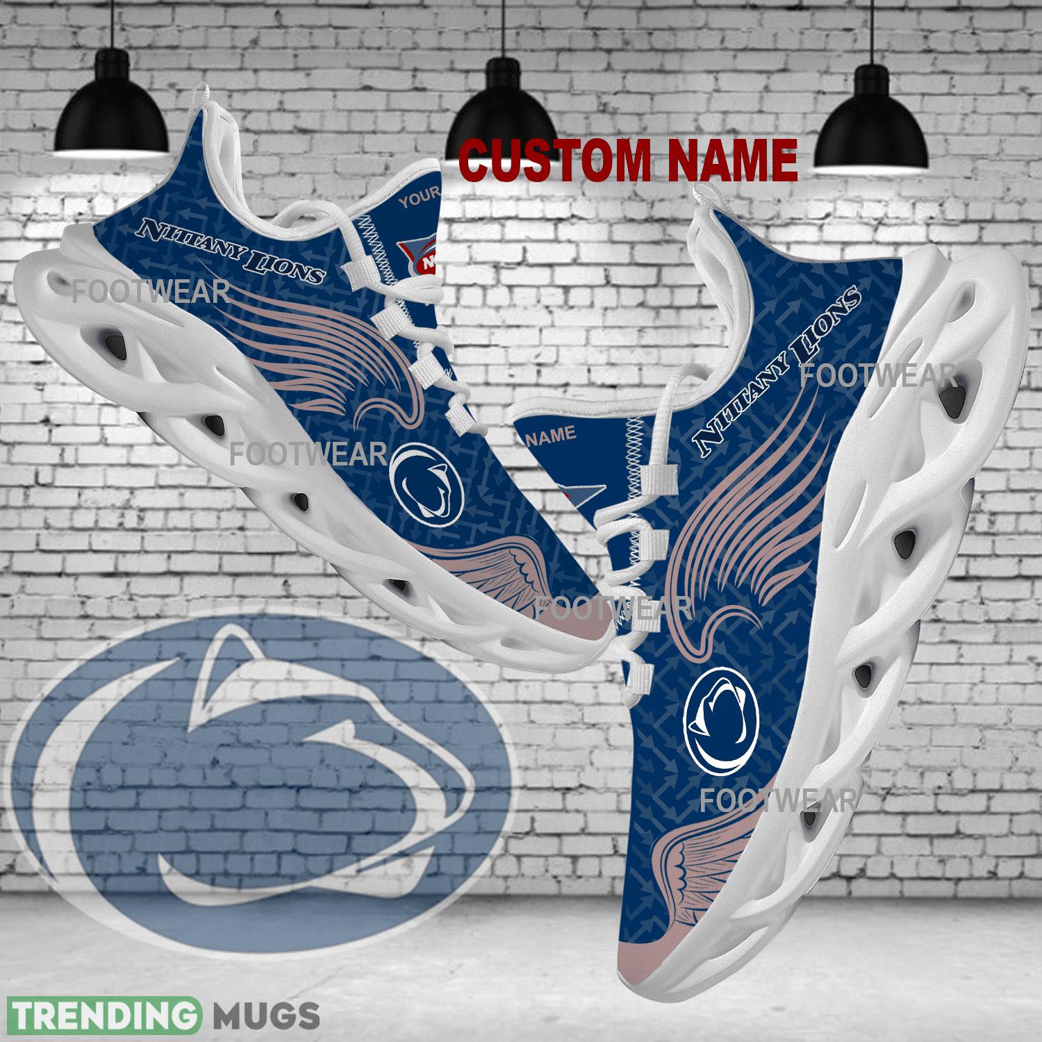 Personalized Penn State Nittany Lions New Wings Arrow Pattern Max Soul Shoes Chunky Sneaker Evoke - NCAA Penn State Nittany Lions New Wings Arrow Pattern Max Soul Shoes Photo 1 Personalized Penn State Nittany Lions New Wings Arrow Pattern Max Soul Shoes Chunky Sneaker Evoke - NCAA Penn State Nittany Lions New Wings Arrow Pattern Max Soul Shoes Photo 1