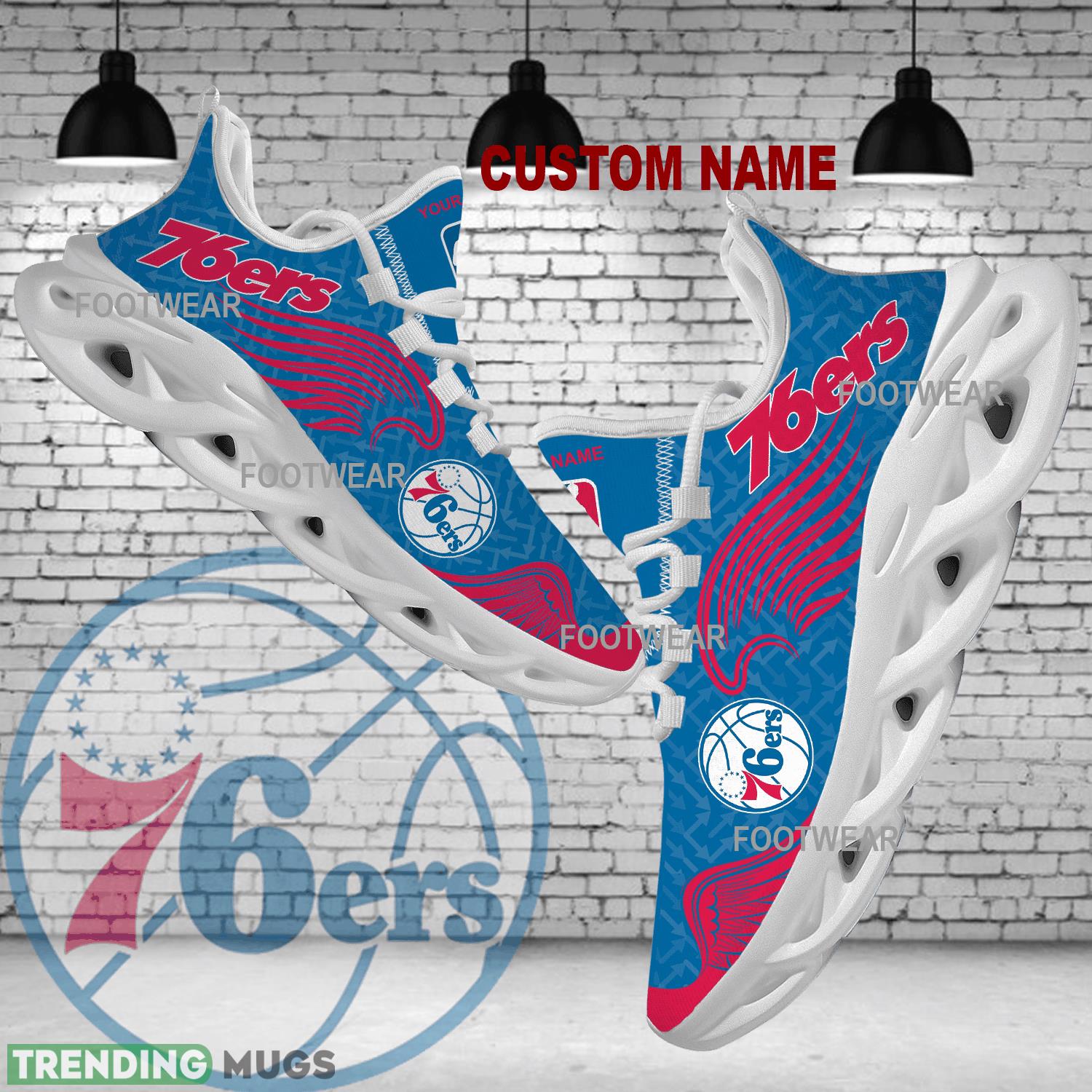 Personalized Philadelphia 76ers New Wings Arrow Pattern Max Soul Shoes Sport Sneaker Dynamic - NBA Philadelphia 76ers New Wings Arrow Pattern Max Soul Shoes Photo 1 Personalized Philadelphia 76ers New Wings Arrow Pattern Max Soul Shoes Sport Sneaker Dynamic - NBA Philadelphia 76ers New Wings Arrow Pattern Max Soul Shoes Photo 1