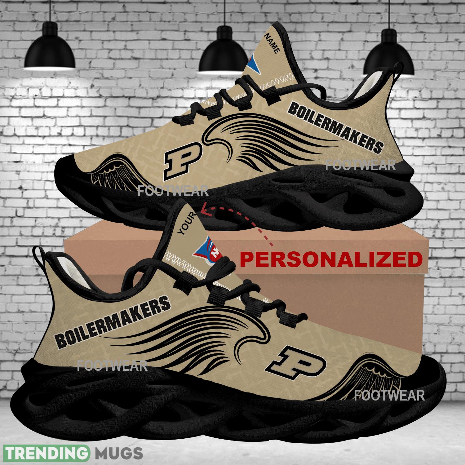 Personalized Purdue Boilermakers New Wings Arrow Pattern Max Soul Shoes Sport Sneaker Bold Max Soul Personalized Purdue Boilermakers New Wings Arrow Pattern Max Soul Shoes Sport Sneaker Bold Max Soul