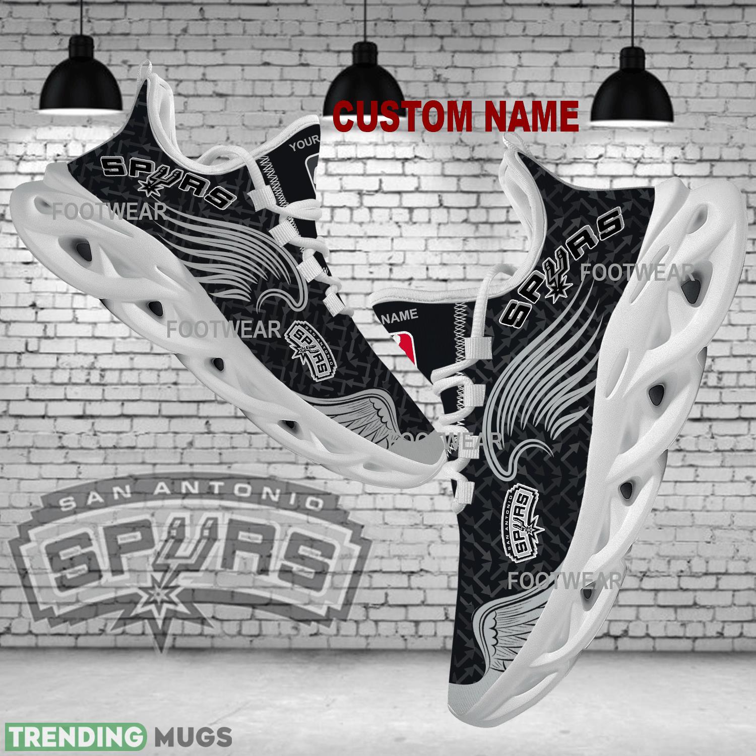 Personalized San Antonio Spurs New Wings Arrow Pattern Max Soul Shoes Chunky Sneaker Identity - NBA San Antonio Spurs New Wings Arrow Pattern Max Soul Shoes Photo 1 Personalized San Antonio Spurs New Wings Arrow Pattern Max Soul Shoes Chunky Sneaker Identity - NBA San Antonio Spurs New Wings Arrow Pattern Max Soul Shoes Photo 1