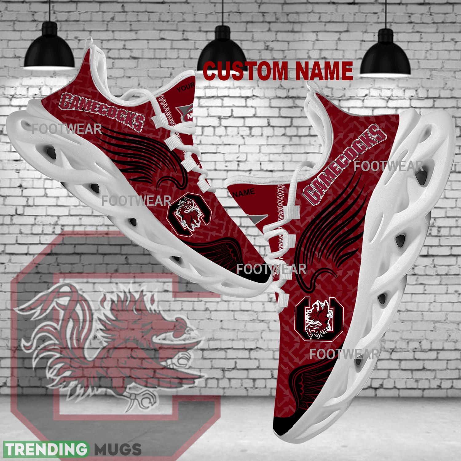 Personalized South Carolina Gamecocks New Wings Arrow Pattern Max Soul Shoes Running Sneaker Explore - NCAA South Carolina Gamecocks New Wings Arrow Pattern Max Soul Shoes Photo 1 Personalized South Carolina Gamecocks New Wings Arrow Pattern Max Soul Shoes Running Sneaker Explore - NCAA South Carolina Gamecocks New Wings Arrow Pattern Max Soul Shoes Photo 1