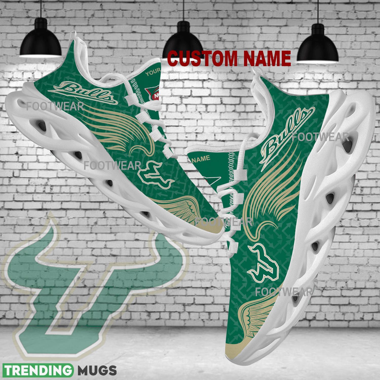 Personalized South Florida Bulls New Wings Arrow Pattern Max Soul Shoes Sport Sneaker Identity - NCAA South Florida Bulls New Wings Arrow Pattern Max Soul Shoes Photo 1 Personalized South Florida Bulls New Wings Arrow Pattern Max Soul Shoes Sport Sneaker Identity - NCAA South Florida Bulls New Wings Arrow Pattern Max Soul Shoes Photo 1
