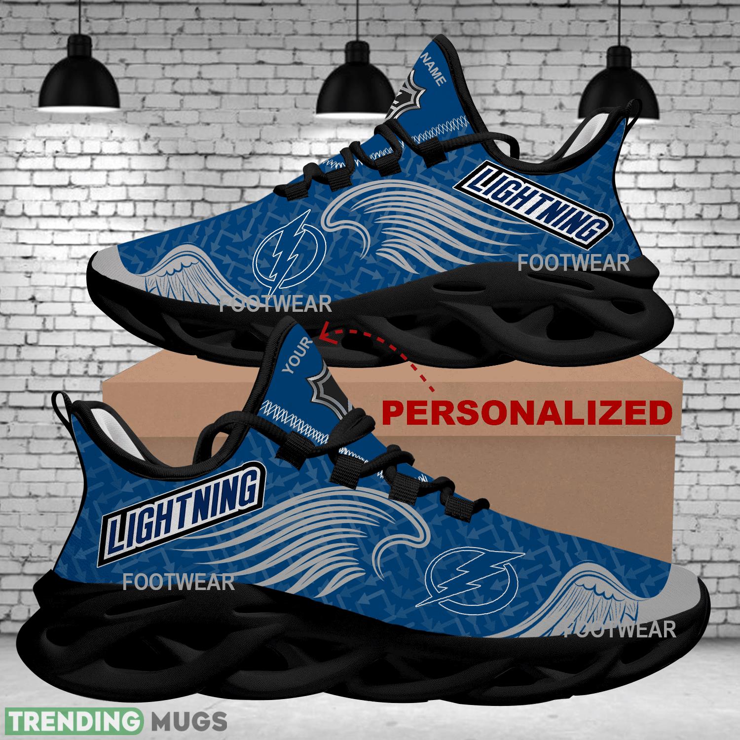 Personalized Tampa Bay Lightning New Wings Arrow Pattern Max Soul Shoes Running Sneaker Bold Max Soul Personalized Tampa Bay Lightning New Wings Arrow Pattern Max Soul Shoes Running Sneaker Bold Max Soul