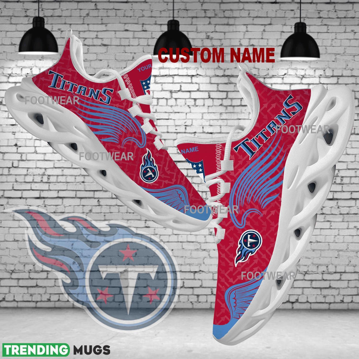 Personalized Tennessee Titans New Wings Arrow Pattern Max Soul Shoes Chunky Sneaker Graphic - NFL Tennessee Titans New Wings Arrow Pattern Max Soul Shoes Photo 1 Personalized Tennessee Titans New Wings Arrow Pattern Max Soul Shoes Chunky Sneaker Graphic - NFL Tennessee Titans New Wings Arrow Pattern Max Soul Shoes Photo 1