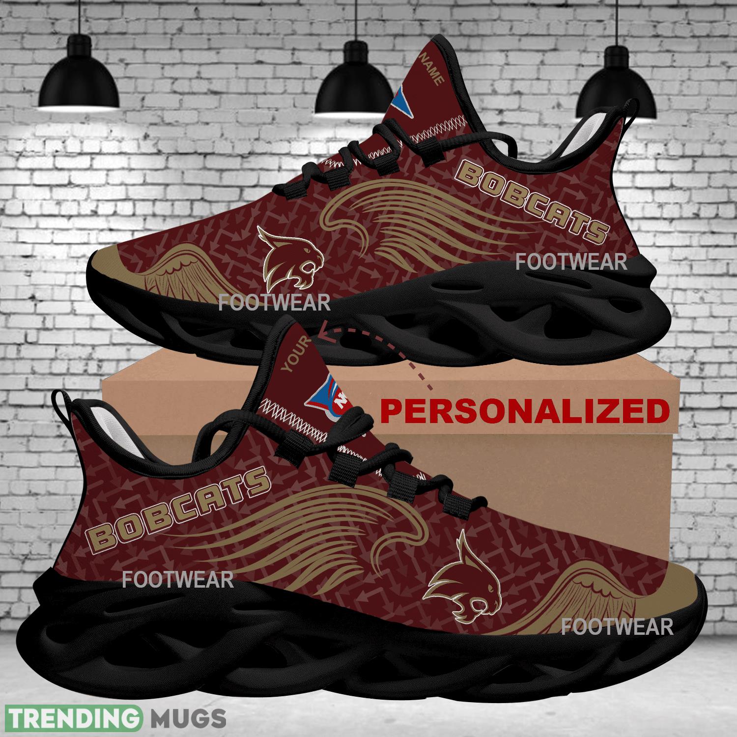 Personalized Texas State Bobcats New Wings Arrow Pattern Max Soul Shoes Sport Sneaker Detail Max Soul Personalized Texas State Bobcats New Wings Arrow Pattern Max Soul Shoes Sport Sneaker Detail Max Soul
