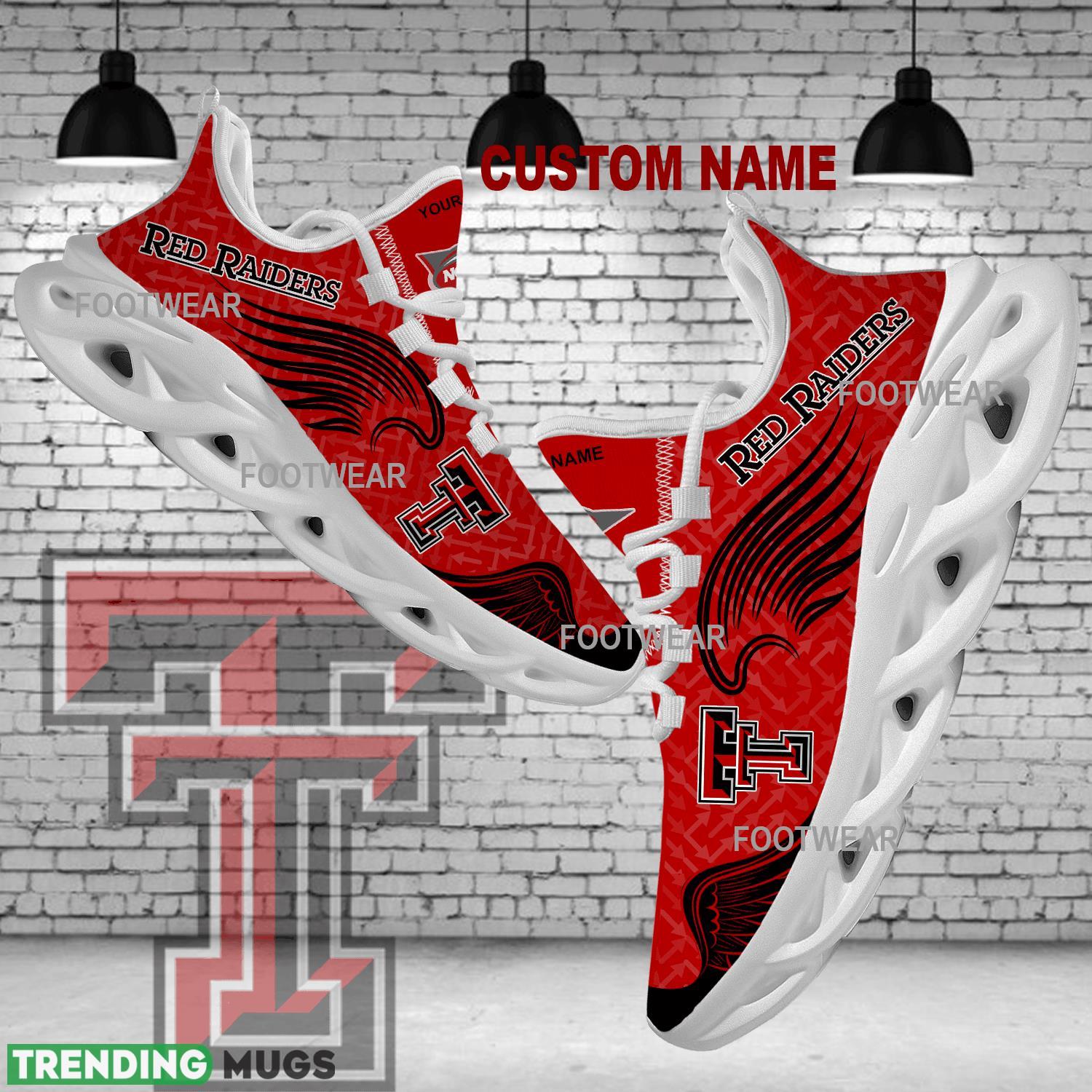 Personalized Texas Tech Red Raiders New Wings Arrow Pattern Max Soul Shoes Chunky Sneaker Creative - NCAA Texas Tech Red Raiders New Wings Arrow Pattern Max Soul Shoes Photo 1 Personalized Texas Tech Red Raiders New Wings Arrow Pattern Max Soul Shoes Chunky Sneaker Creative - NCAA Texas Tech Red Raiders New Wings Arrow Pattern Max Soul Shoes Photo 1