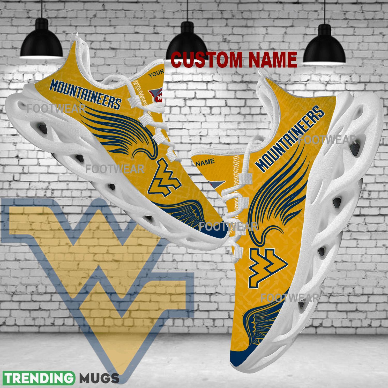 Personalized West Virginia Mountaineers New Wings Arrow Pattern Max Soul Shoes Running Sneaker Versatile - NCAA West Virginia Mountaineers New Wings Arrow Pattern Max Soul Shoes Photo 1 Personalized West Virginia Mountaineers New Wings Arrow Pattern Max Soul Shoes Running Sneaker Versatile - NCAA West Virginia Mountaineers New Wings Arrow Pattern Max Soul Shoes Photo 1