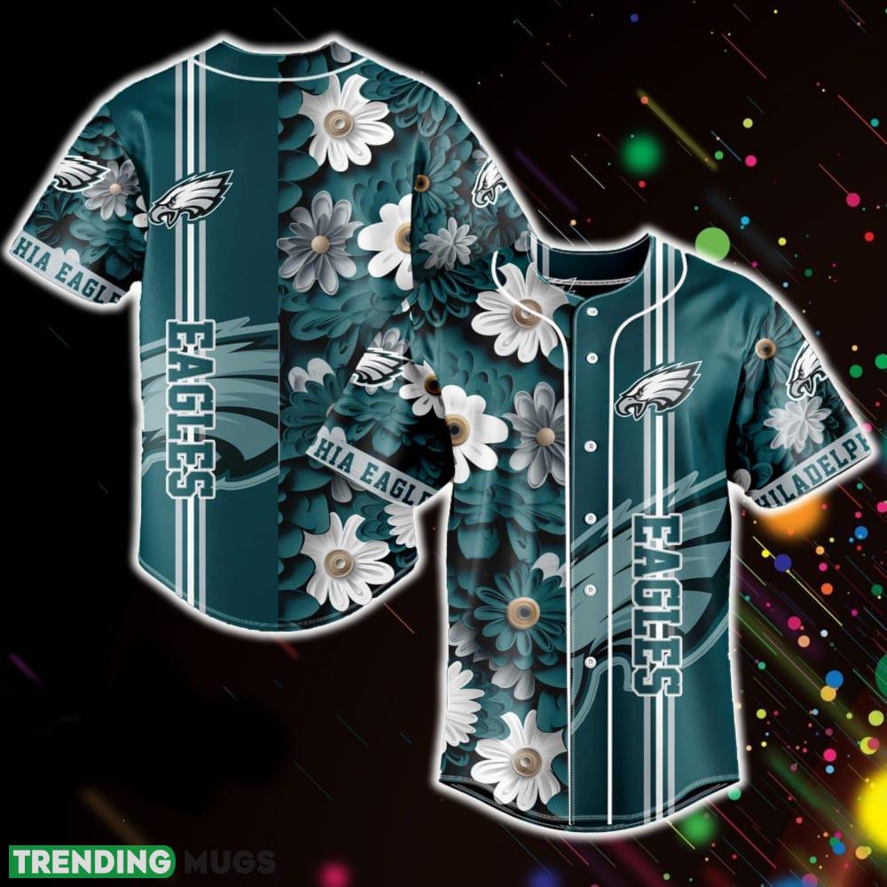 Philadelphia Eagles NFL Baseball Jersey Shirt Flowers Pattern Gift For Men Women Fans - Philadelphia Eagles NFL Baseball Jersey Shirt Flowers Pattern Gift For Men Women Fans Philadelphia Eagles NFL Baseball Jersey Shirt Flowers Pattern Gift For Men Women Fans - Philadelphia Eagles NFL Baseball Jersey Shirt Flowers Pattern Gift For Men Women Fans