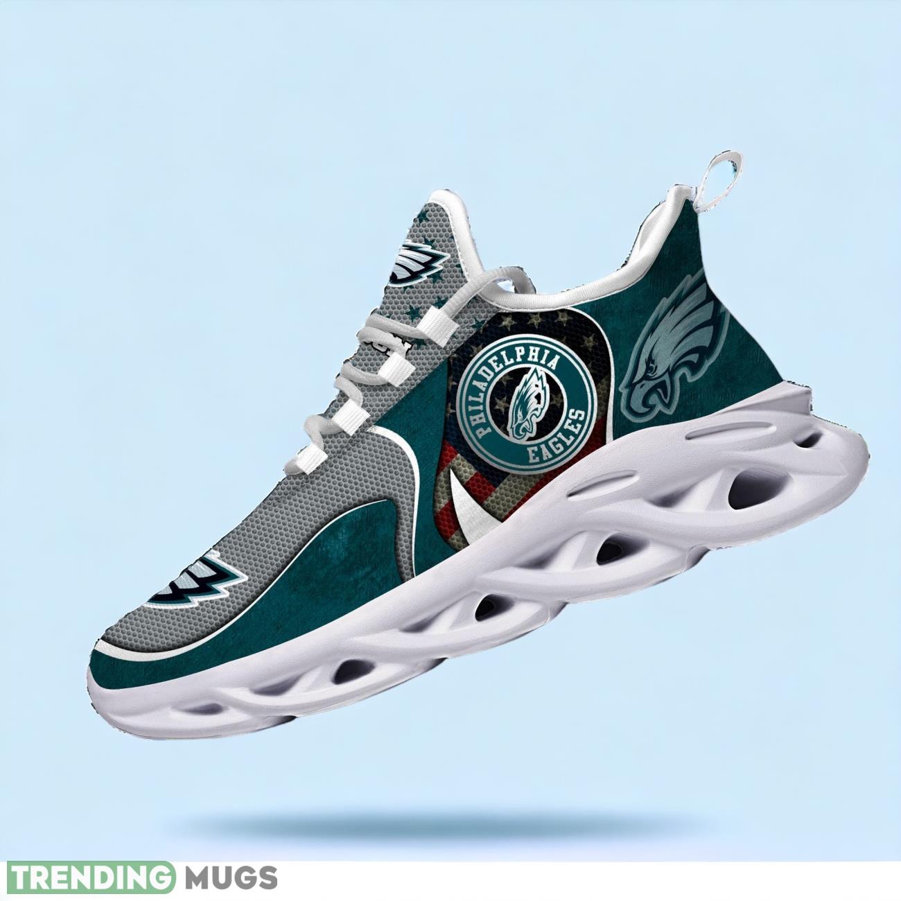 Philadelphia Eagles NFL Sports Clunky Custom Name Max Soul Shoes Max Soul Philadelphia Eagles NFL Sports Clunky Custom Name Max Soul Shoes Max Soul