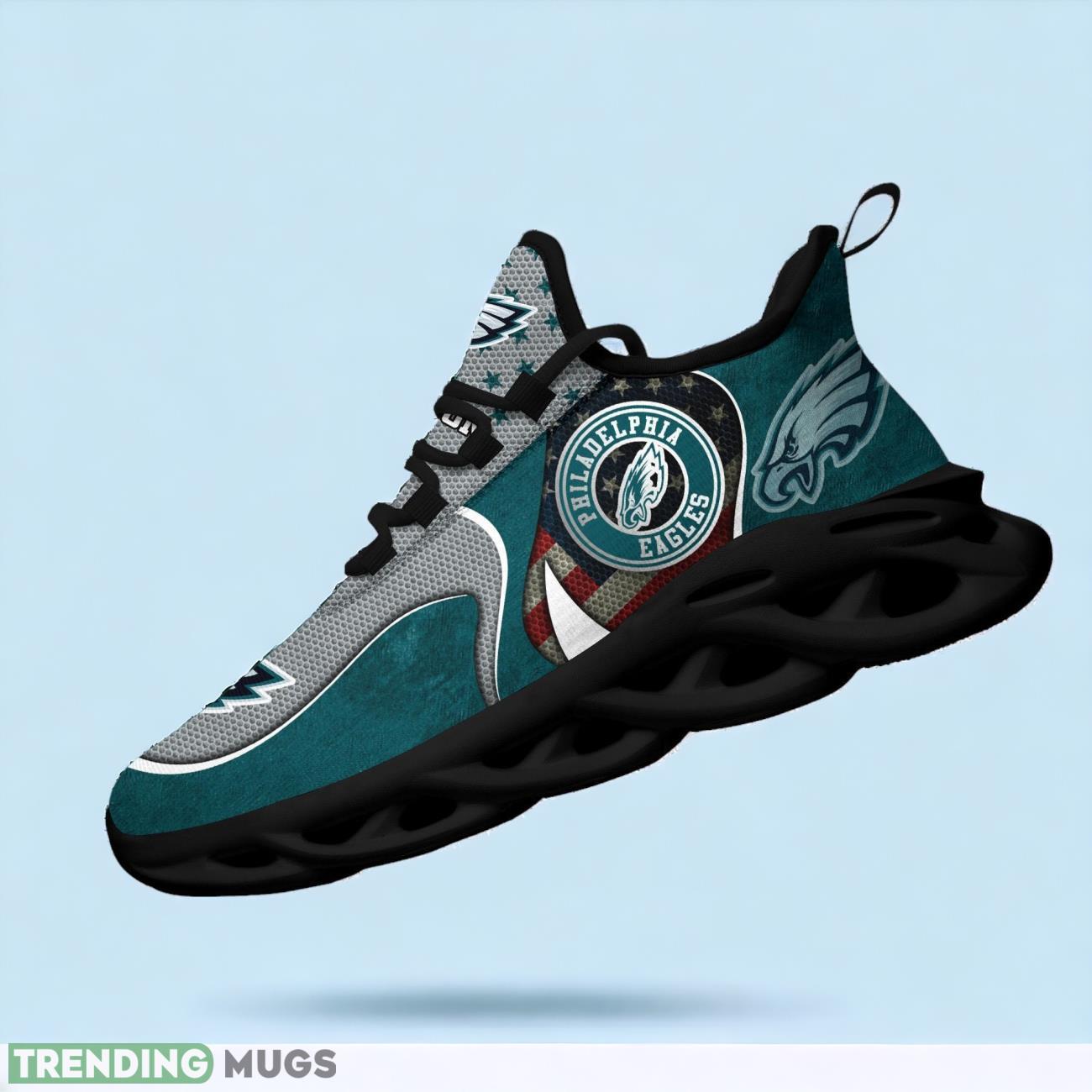 Philadelphia Eagles NFL Sports Clunky Custom Name Max Soul Shoes Max Soul Philadelphia Eagles NFL Sports Clunky Custom Name Max Soul Shoes Max Soul