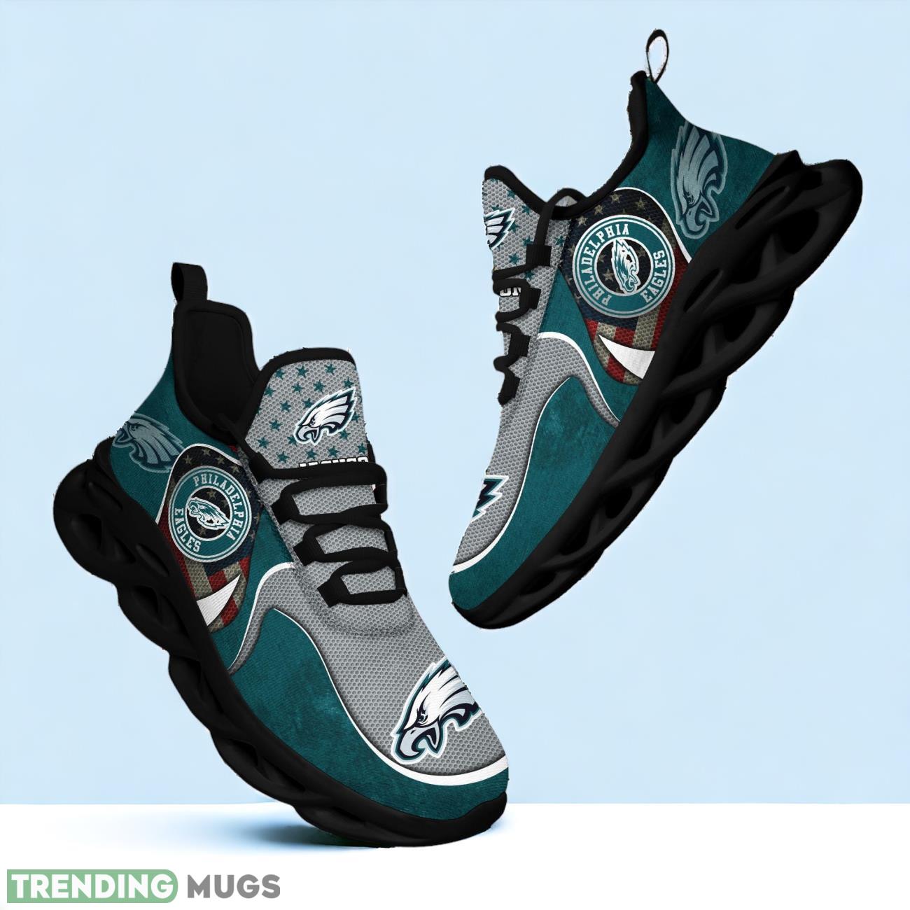 Philadelphia Eagles NFL Sports Clunky Custom Name Max Soul Shoes Max Soul Philadelphia Eagles NFL Sports Clunky Custom Name Max Soul Shoes Max Soul