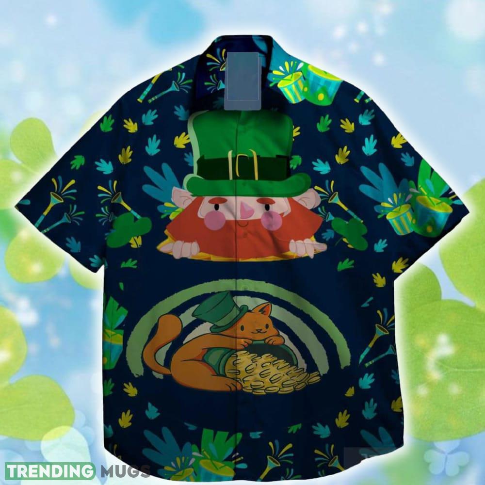 Pot of Gold and Shamrocks St. Patrick day Hawaiian Shirt - Pot of Gold and Shamrocks St. Patrick day Hawaiian Shirt Pot of Gold and Shamrocks St. Patrick day Hawaiian Shirt - Pot of Gold and Shamrocks St. Patrick day Hawaiian Shirt